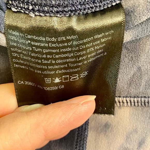 Lululemon Align™ High-Rise Pant 25” Diamond Dye Lunar Rock Women’s Sz 6 - Picture 4 of 12